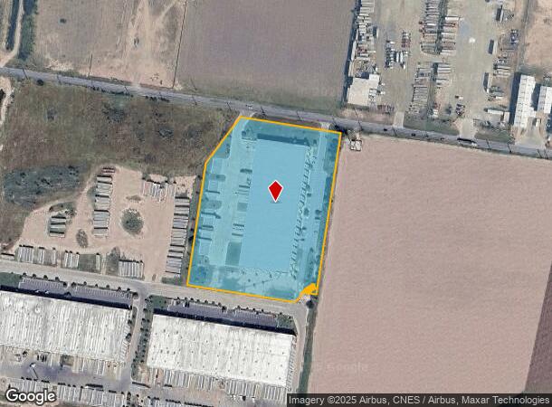 801 W Hi-Line Rd, Pharr, TX Parcel Map