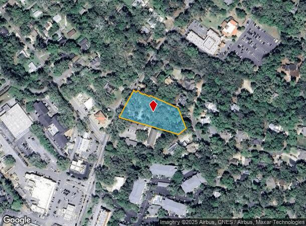 1810 Frederica Rd, Saint Simons Island, GA Parcel Map