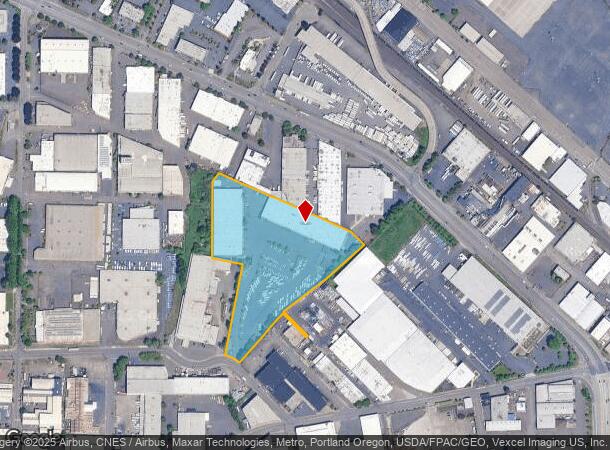  2615 Nw Industrial St, Portland, OR Parcel Map
