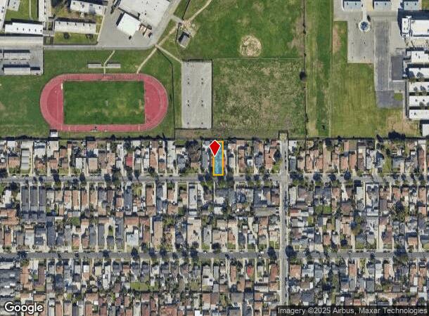  3998 E Hardy St, Inglewood, CA Parcel Map