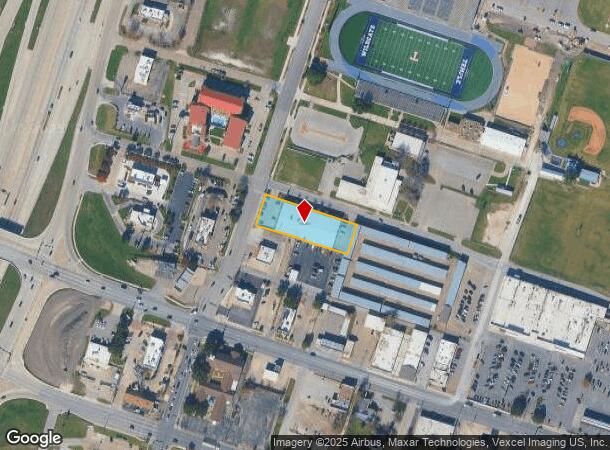  121 N 31St St, Temple, TX Parcel Map