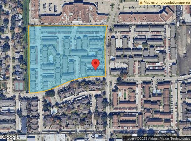  3400 Ocee St, Houston, TX Parcel Map