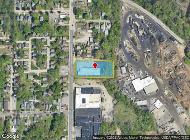  323 N Arlington St, Akron, OH Parcel Map