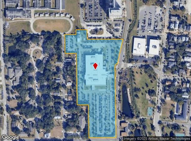  1536 N Jefferson St, Jacksonville, FL Parcel Map