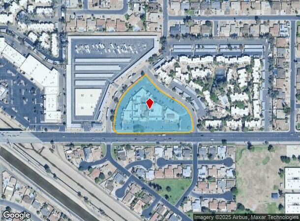 4150 W Peoria Ave, Phoenix, AZ Parcel Map