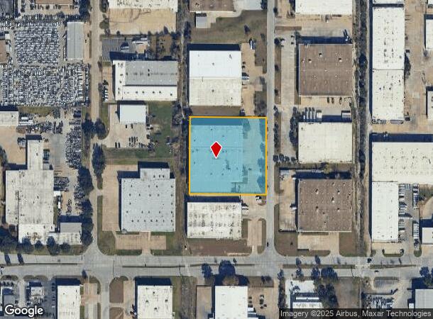  609 107Th St, Arlington, TX Parcel Map