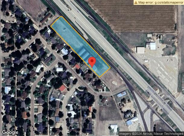  1600 W Blk Service Rd, Abernathy, TX Parcel Map