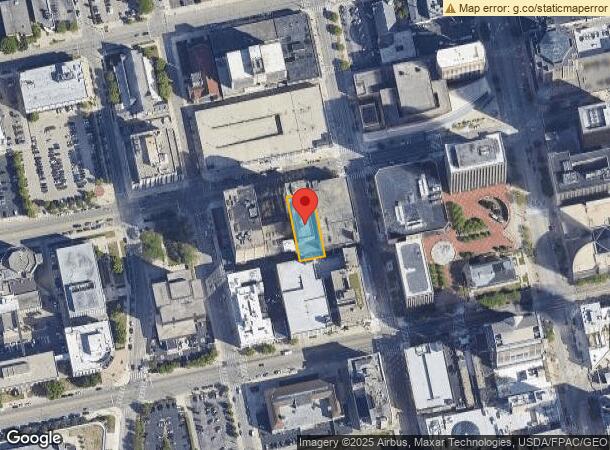  120 W 2Nd St, Dayton, OH Parcel Map