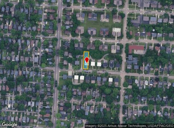  523 Hadley Ave, Dayton, OH Parcel Map