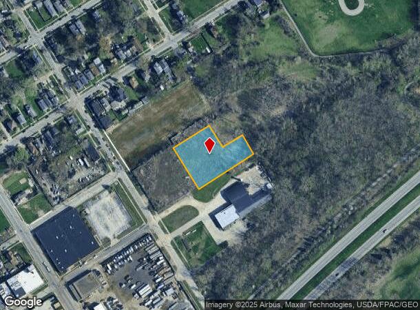  1418 Elm St, Toledo, OH Parcel Map