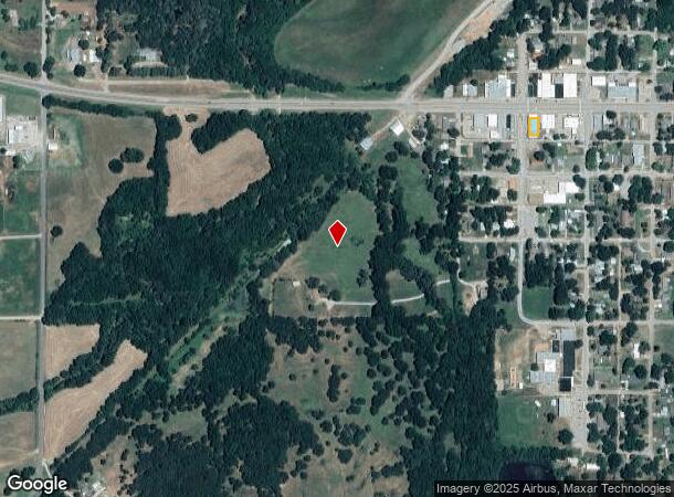  621 W Carl Hubbell Blvd, Meeker, OK Parcel Map