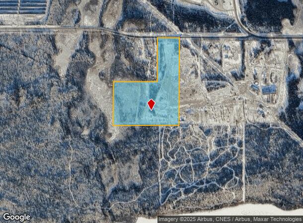 12866 W Hawk Ln, Wasilla, AK Parcel Map