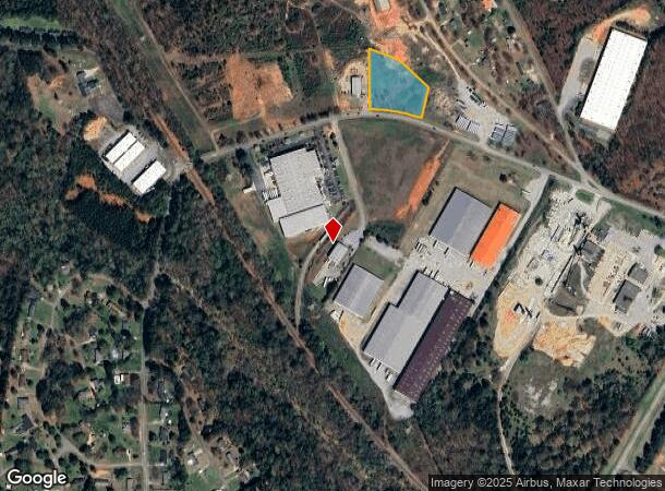  5316 Old Pearman Dairy Rd, Anderson, SC Parcel Map