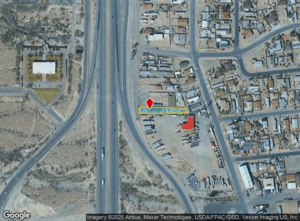 8002 N Desert Blvd, Canutillo, TX Parcel Map