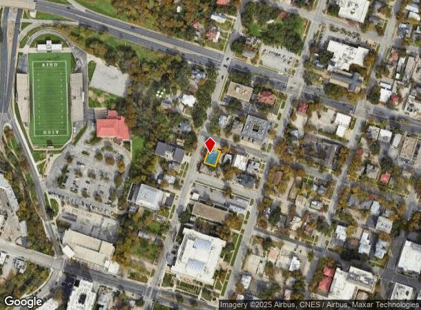  713 W 14Th St, Austin, TX Parcel Map