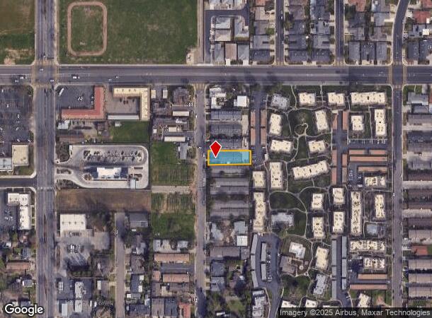  1412 N Palm St, Turlock, CA Parcel Map