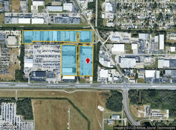 5444 Airport Blvd, Tampa, FL Parcel Map