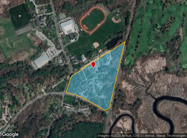  1 Elm St, Byfield, MA Parcel Map