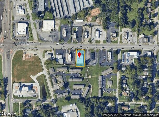  1406 W Kearney St, Springfield, MO Parcel Map