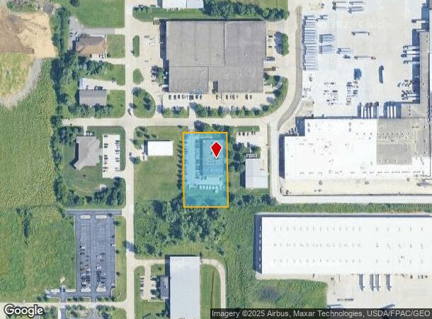 704 Enterprise Dr, Cedar Falls, IA Parcel Map