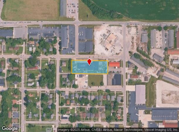 501 Foote St, Crown Point, IN Parcel Map