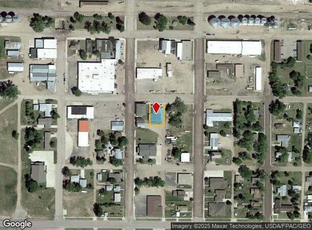  19 1St Ave Se, Lamoure, ND Parcel Map