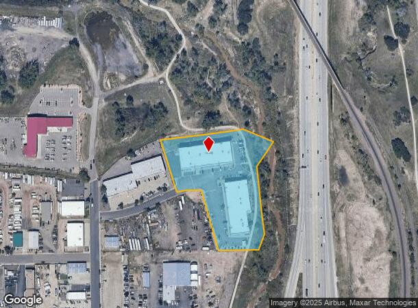  165 Caprice Ct, Castle Rock, CO Parcel Map