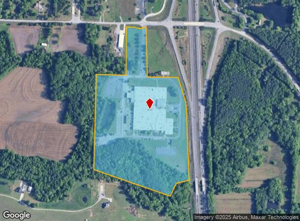  1641 Thompson Rd, Hartselle, AL Parcel Map