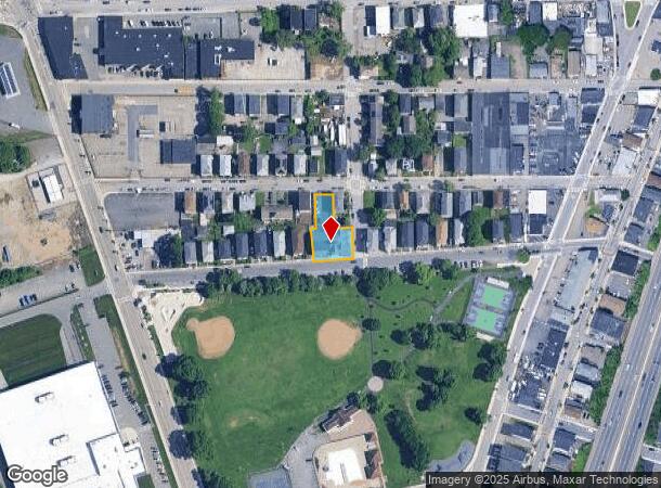 29 Endicott St, Worcester, MA Parcel Map