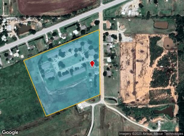 1402 Mockingbird Ln, Olney, TX Parcel Map