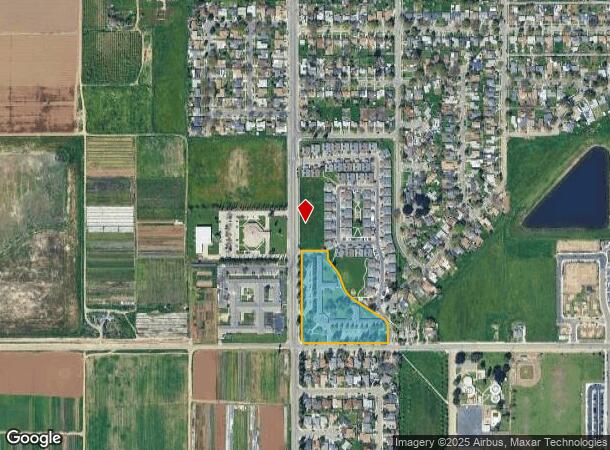  2775 S Martin L King Jr Blvd, Fresno, CA Parcel Map