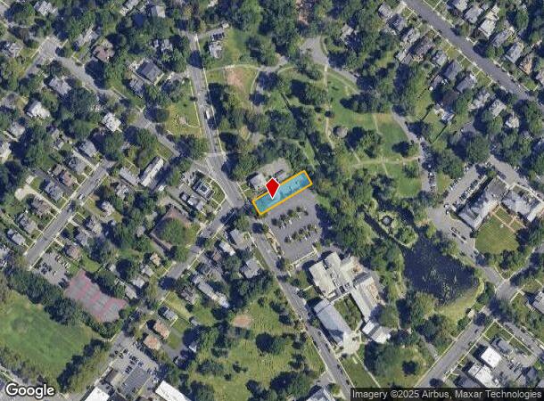 166 Mountain Ave, Westfield, NJ Parcel Map
