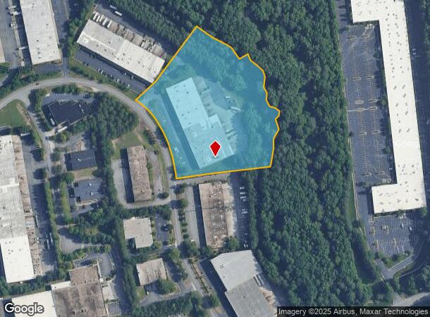  301 Curie Dr, Alpharetta, GA Parcel Map