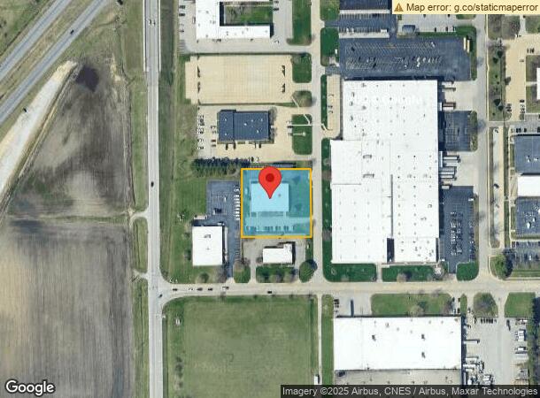  2805 Research Rd, Champaign, IL Parcel Map