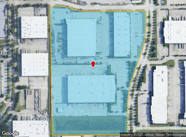  15855 Diplomatic Plaza Dr, Houston, TX Parcel Map