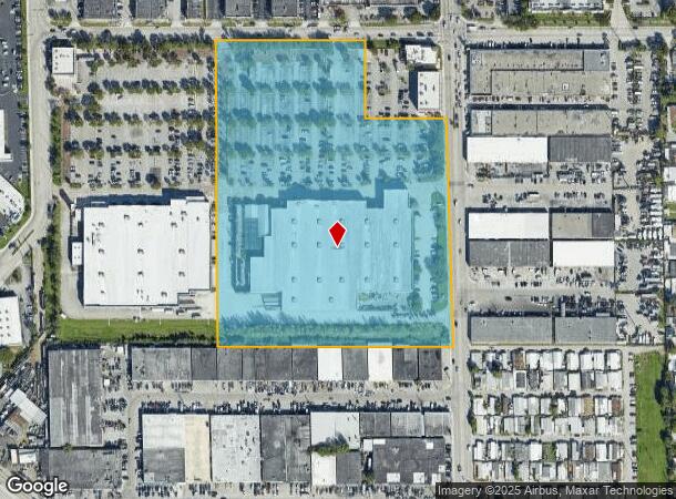  1650 W 37Th St, Hialeah, FL Parcel Map