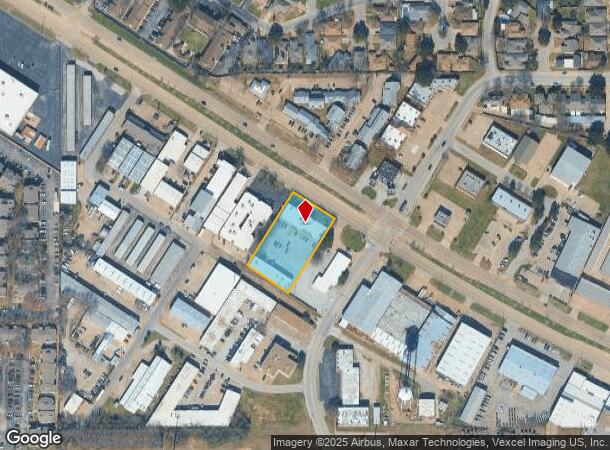  3610 W Pioneer Pkwy, Pantego, TX Parcel Map