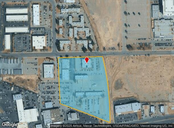 6500 Boeing Dr, El Paso, TX Parcel Map