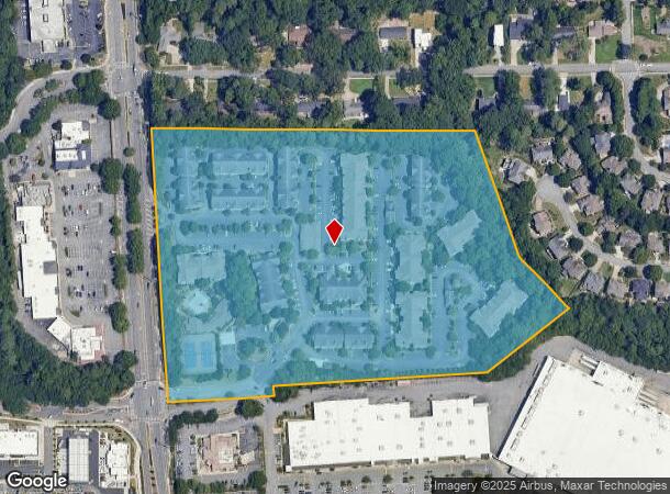  720 Ashford Pkwy, Atlanta, GA Parcel Map