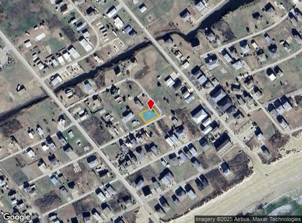  1845 Oleander St, Crystal Beach, TX Parcel Map