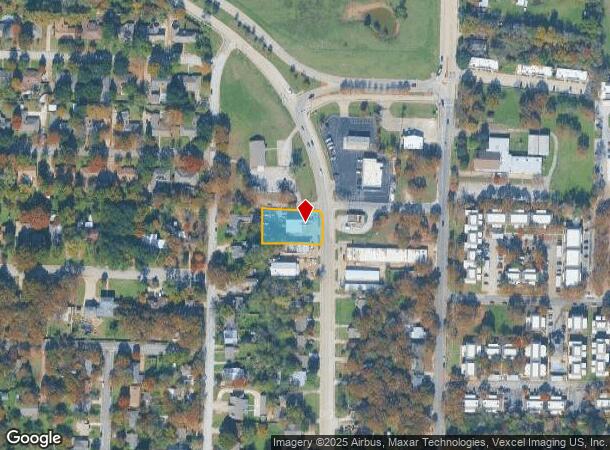 2727 N Elm St, Denton, TX Parcel Map