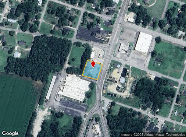  1406 S Main St, Lillington, NC Parcel Map