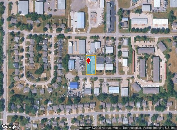 1208 E 25Th St, Lawrence, KS Parcel Map