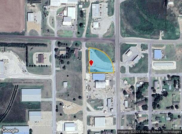  1515 Main St, La Crosse, KS Parcel Map