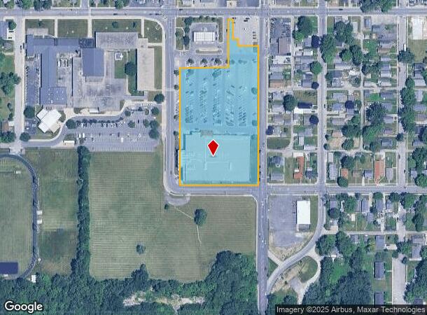 3050 Meridian St, Anderson, IN Parcel Map