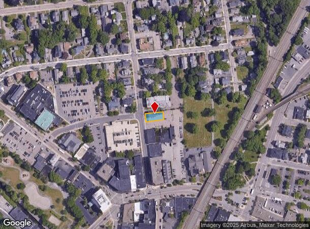  33 Bank St, Attleboro, MA Parcel Map
