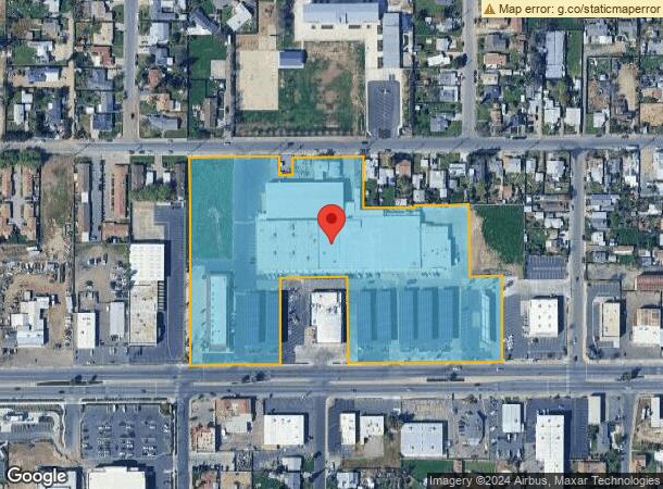  1392 W Olive Ave, Porterville, CA Parcel Map