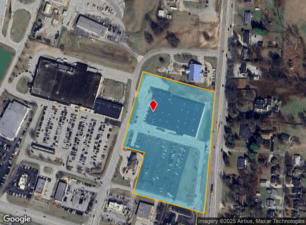 100 W John Rowan Blvd, Bardstown, KY Parcel Map