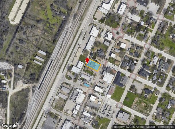  217 N Oak St, Roanoke, TX Parcel Map