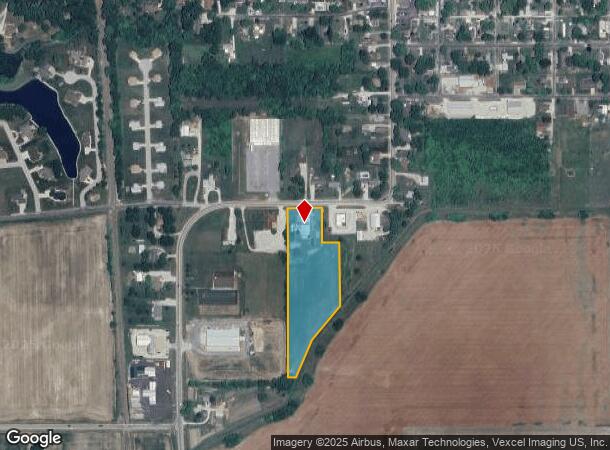1234 S Hackman St, Staunton, IL Parcel Map